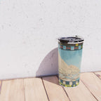 Technicolor Coastal Beach Travel Mug Gallery Image 4