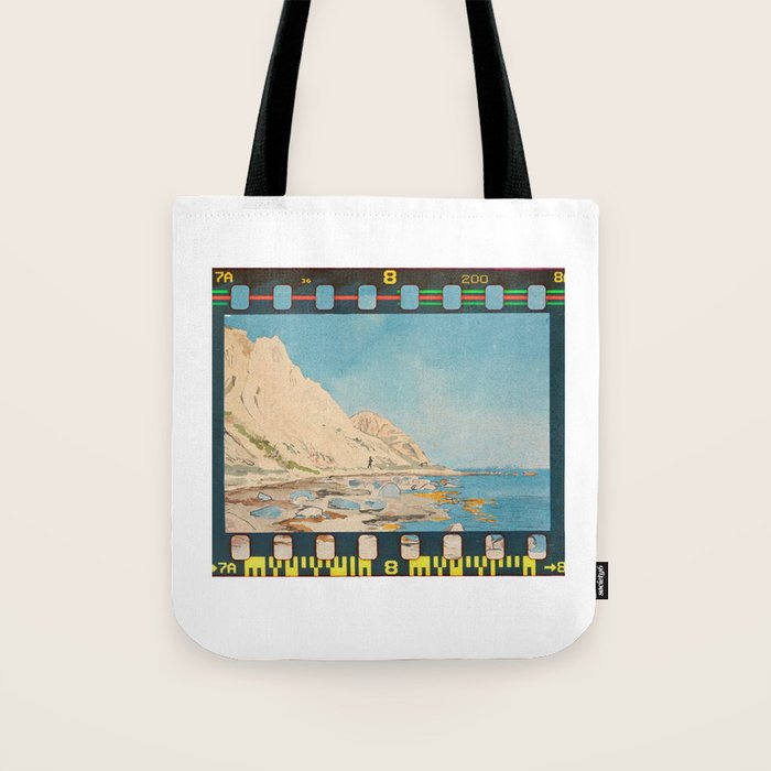 Technicolor Coastal Beach Tote Bag Gallery Image 1