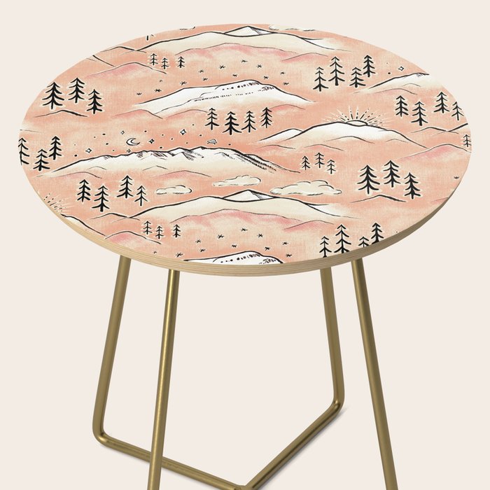 Monte Vista - peach Side Table Gallery Image 2