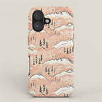Monte Vista - peach iPhone Case Gallery Image 1