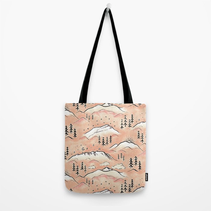 Monte Vista - peach Tote Bag Gallery Image 2