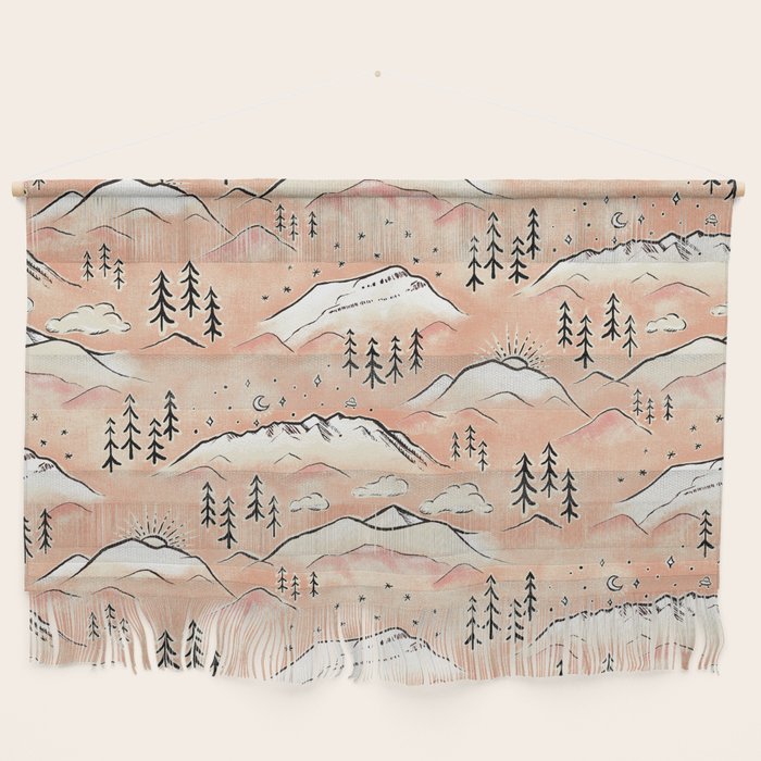 Monte Vista - peach Wall Hanging Gallery Image 1