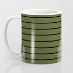 Minimal Arch XII Dark Green Modern Geometric Lines Coffee Mug Gallery Image 3