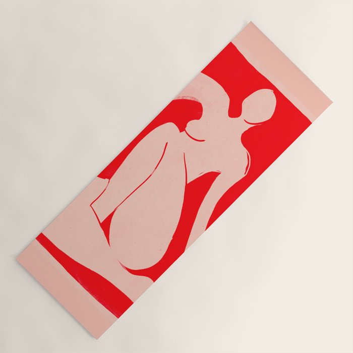 Abstract Art Female Figure 29 Yoga Mat Gallery Image 1