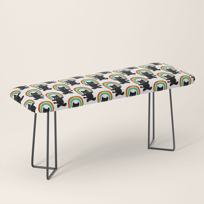 Rainbow cat Bench Gallery Image 1