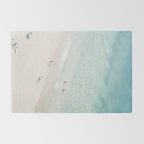 Beach Love 2 (part of a diptych) - Aerial Beach - Ocean - Travel photography Rug Gallery Image 2