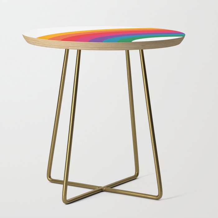 Retro Bright Rainbow - Left Side Side Table Gallery Image 1