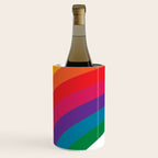 Retro Bright Rainbow - Left Side Wine Chiller Gallery Image 3