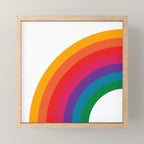 Retro Bright Rainbow - Left Side Mini Art Print Gallery Image 1