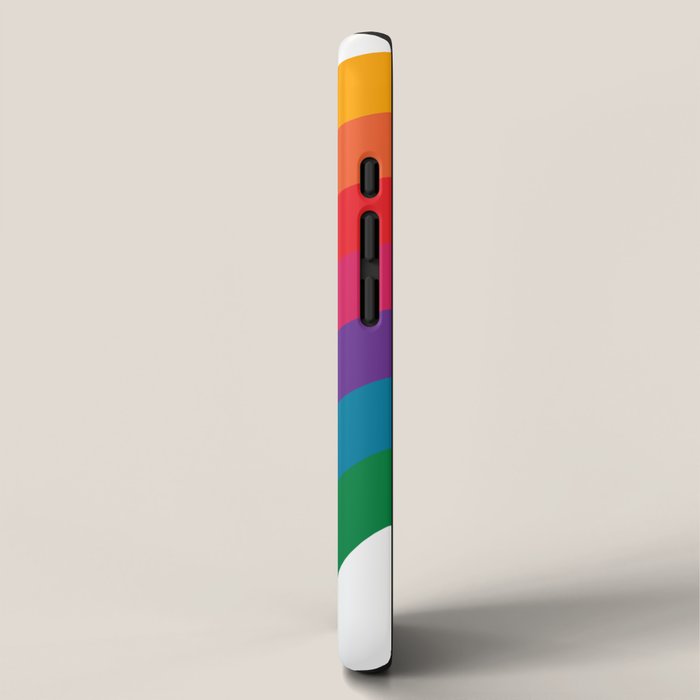 Retro Bright Rainbow - Left Side iPhone Case Gallery Image 2