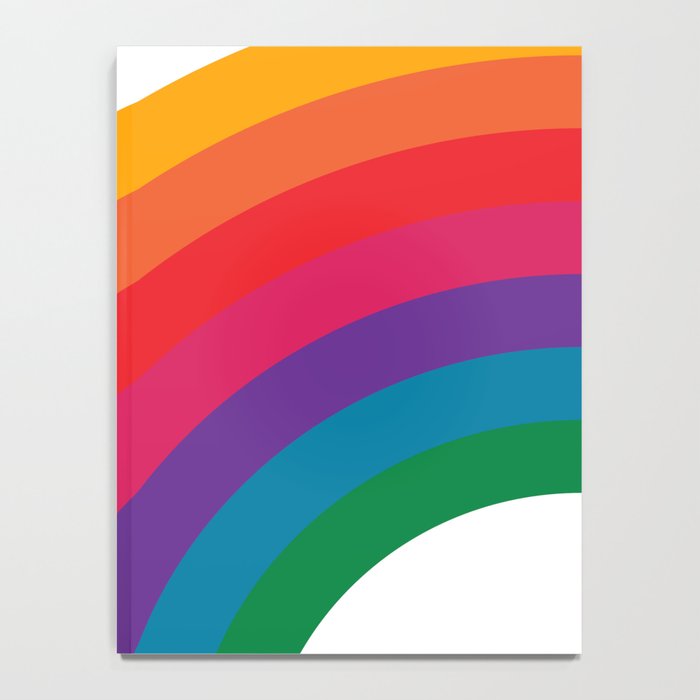 Retro Bright Rainbow - Left Side Notebook Gallery Image 4