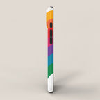 Retro Bright Rainbow - Left Side iPhone Case Gallery Image 2