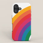 Retro Bright Rainbow - Left Side iPhone Case Gallery Image 1