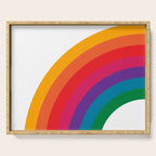 Retro Bright Rainbow - Left Side Serving Tray Gallery Image 1