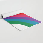 Retro Bright Rainbow - Left Side Yoga Mat Gallery Image 2