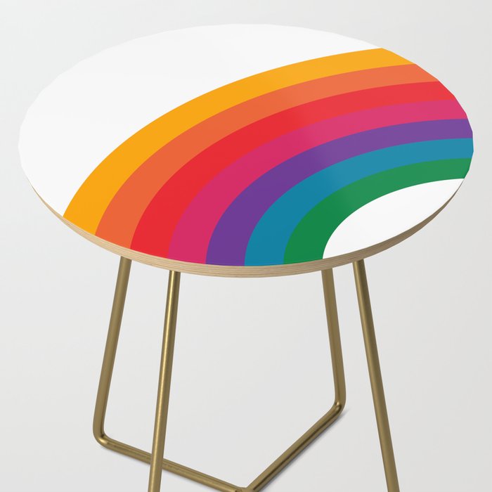 Retro Bright Rainbow - Left Side Side Table Gallery Image 2
