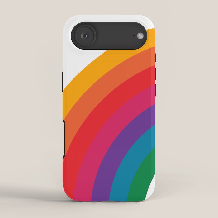 Retro Bright Rainbow - Left Side iPhone Case Gallery Image 2