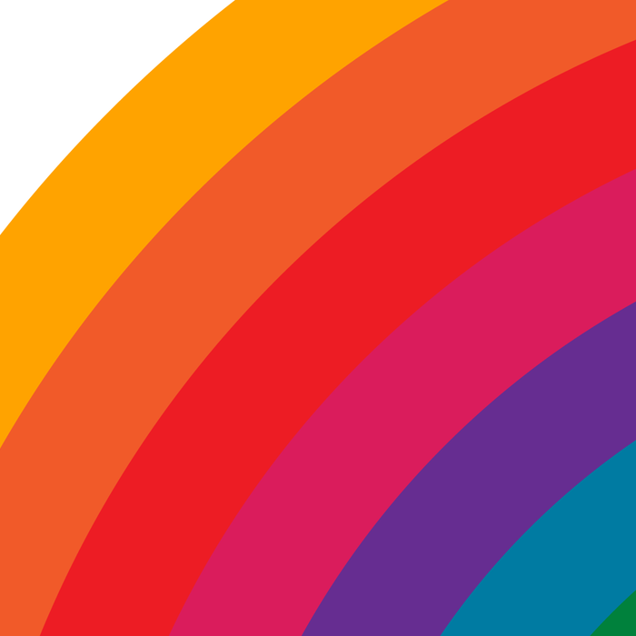 Retro Bright Rainbow - Left Side Coffee Mug Gallery Image 2