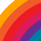 Retro Bright Rainbow - Left Side Coffee Mug Gallery Image 2