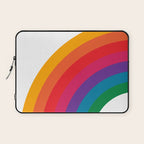 Retro Bright Rainbow - Left Side Laptop Sleeve Gallery Image 1