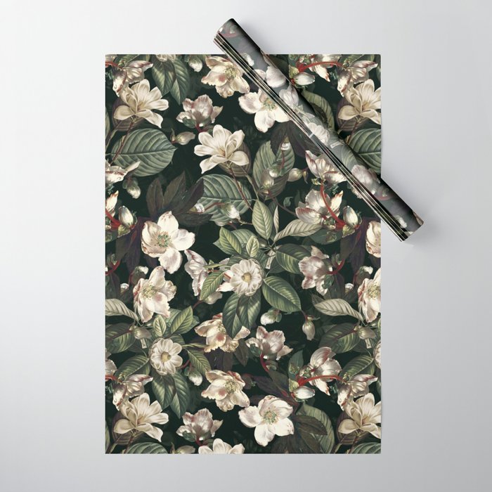Dark Garden IX Wrapping Paper Gallery Image 1