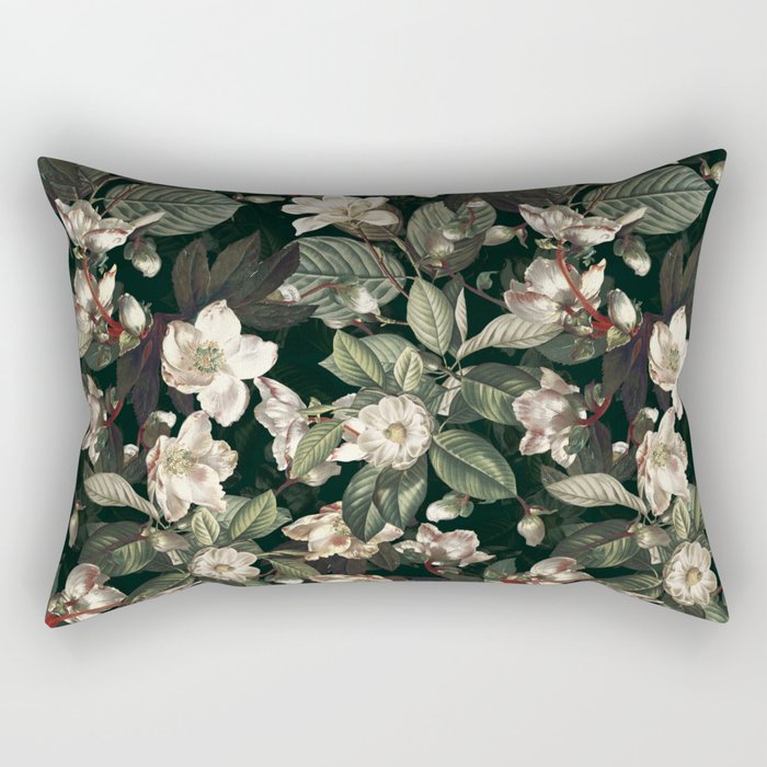 Dark Garden IX Rectangular Pillow Gallery Image 1