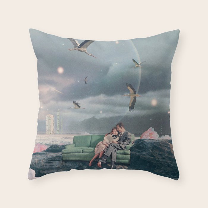 Evenings that I can't Remember Throw Pillow Gallery Image 1