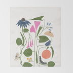 Florence Floral Throw Blanket Gallery Image 2