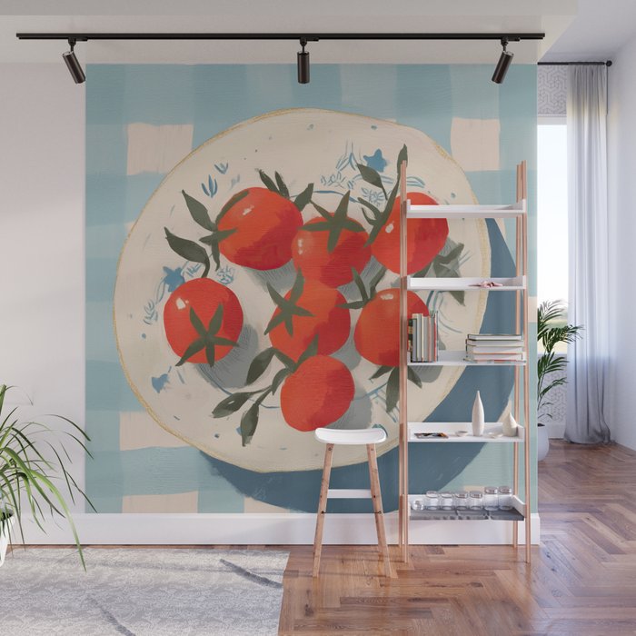  Summer Tomatoes Wall Mural Gallery Image 1
