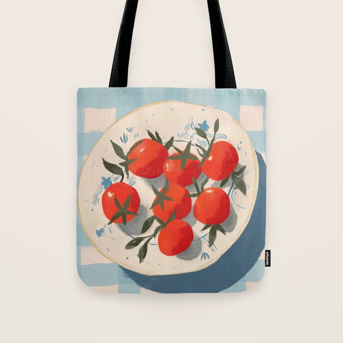  Summer Tomatoes Tote Bag Gallery Image 1