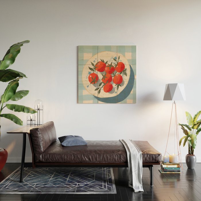  Summer Tomatoes Wood Wall Art Gallery Image 2