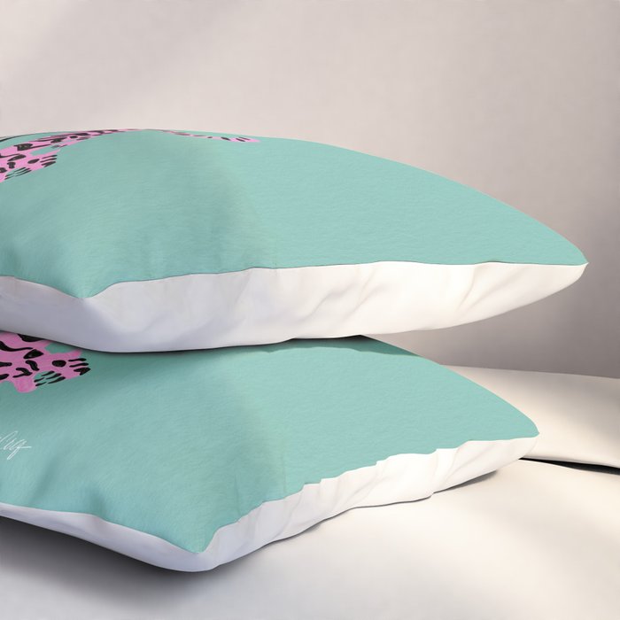 Go Get 'Em Tiger - Mint Palette Pillow Sham Gallery Image 3
