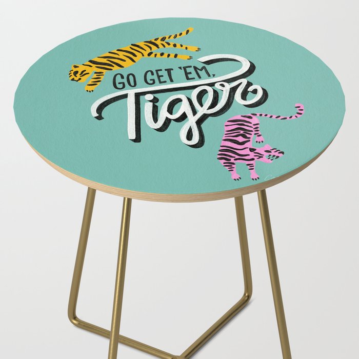 Go Get 'Em Tiger - Mint Palette Side Table Gallery Image 2