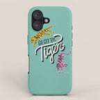 Go Get 'Em Tiger - Mint Palette iPhone Case Gallery Image 1
