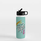 Go Get 'Em Tiger - Mint Palette Water Bottle Gallery Image 1