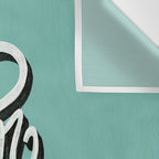 Go Get 'Em Tiger - Mint Palette Wall Tapestry Gallery Image 3