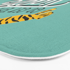 Go Get 'Em Tiger - Mint Palette Bath Mat Gallery Image 3