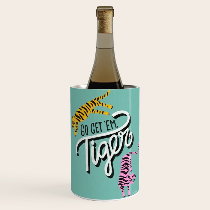 Go Get 'Em Tiger - Mint Palette Wine Chiller Gallery Image 1