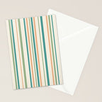 Classic Stripes XXVI - Natural Boho Stationery Card Gallery Image 2