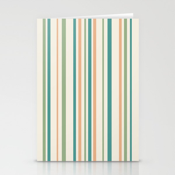 Classic Stripes XXVI - Natural Boho Stationery Card Gallery Image 2