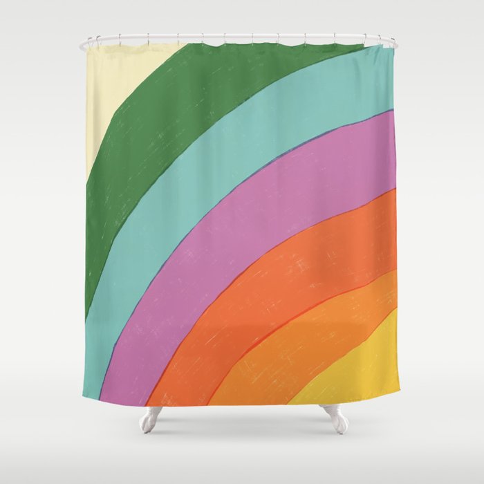Rainbow Shower Curtain Gallery Image 1