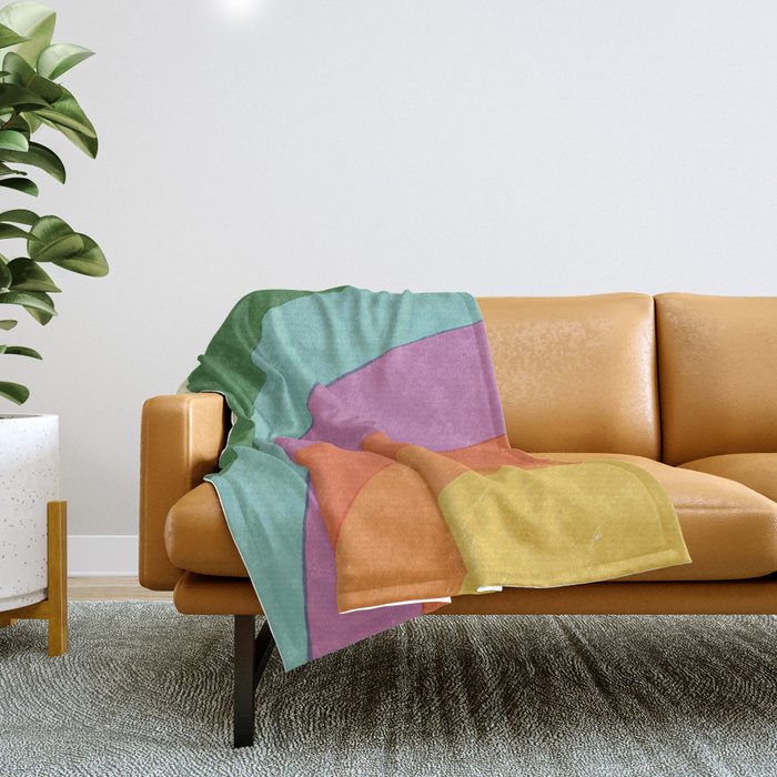 Rainbow Throw Blanket Gallery Image 1