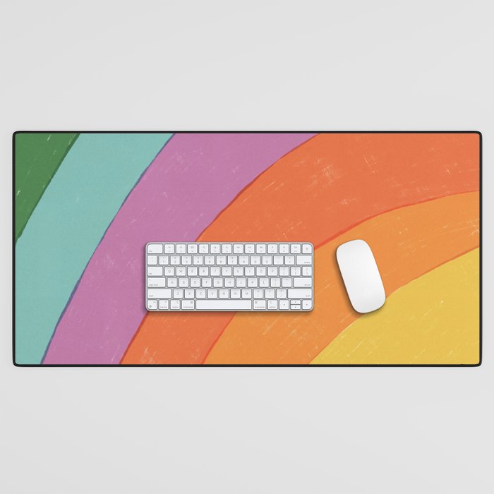 Rainbow Desk Mat Gallery Image 1