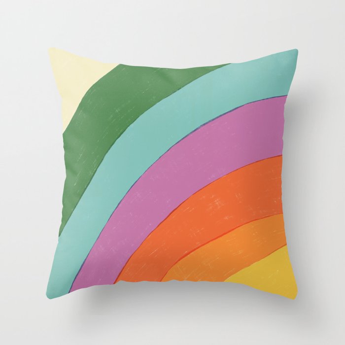 Rainbow Throw Pillow Gallery Image 6
