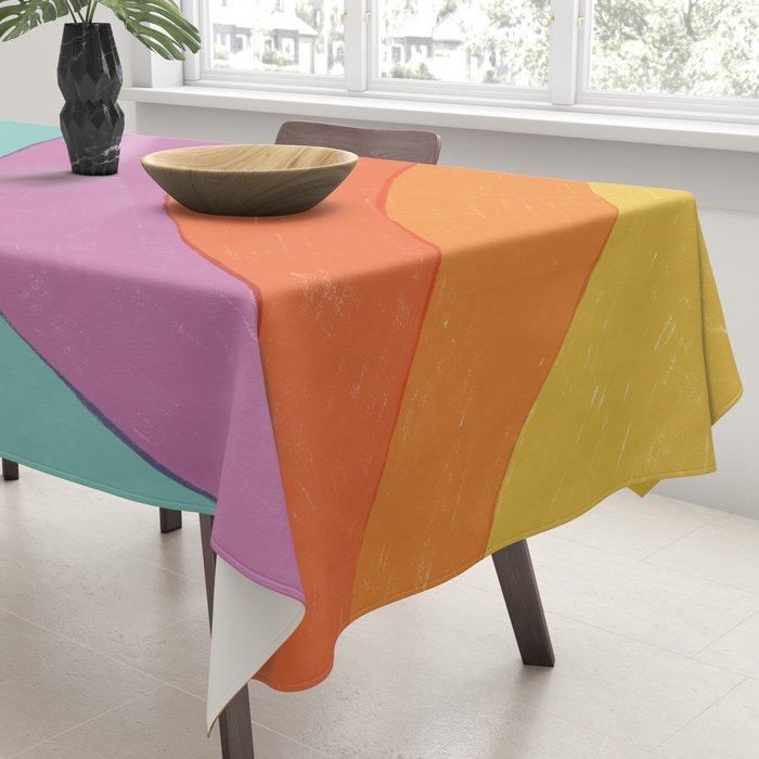Rainbow Tablecloth Gallery Image 3