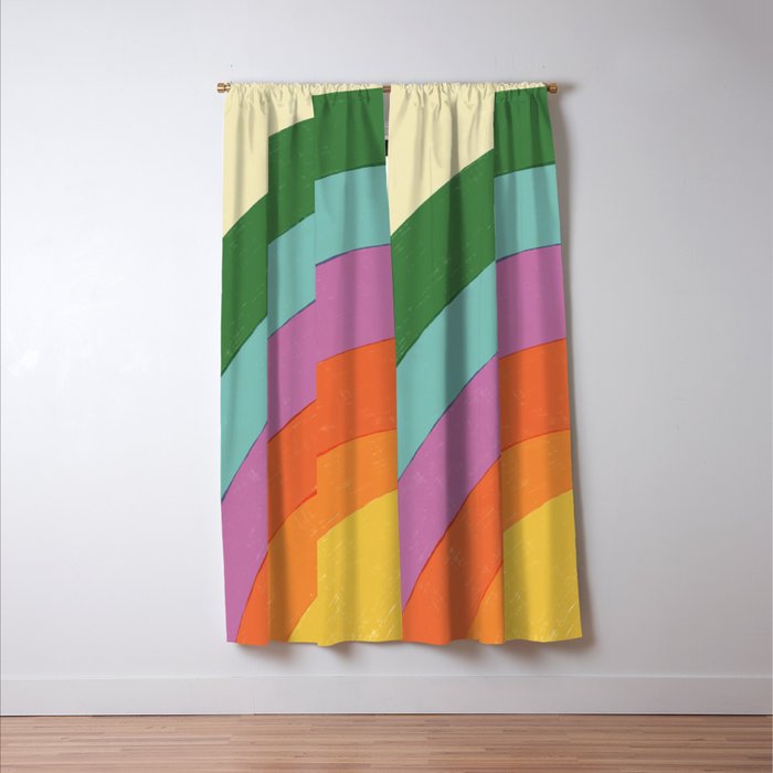 Rainbow Window Curtain Gallery Image 3
