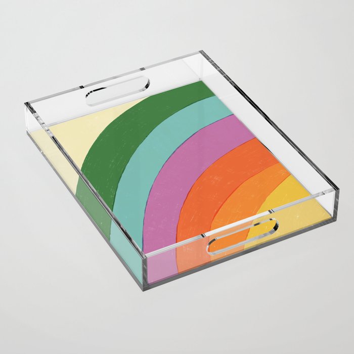 Rainbow Acrylic Tray Gallery Image 1