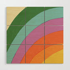 Rainbow Wood Wall Art Gallery Image 1
