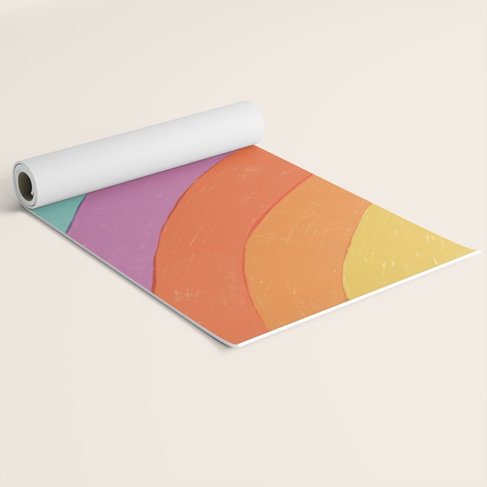 Rainbow Yoga Mat Gallery Image 2