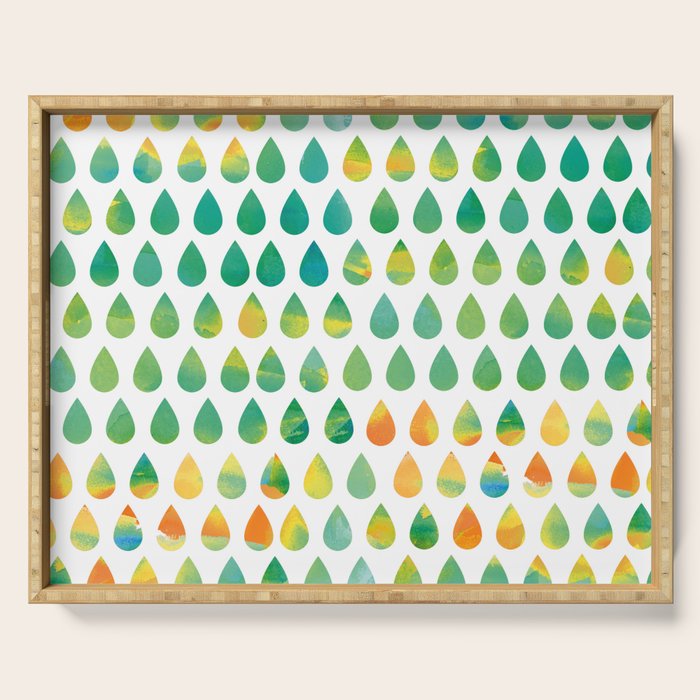 Monsoon Rain Serving Tray Gallery Image 1